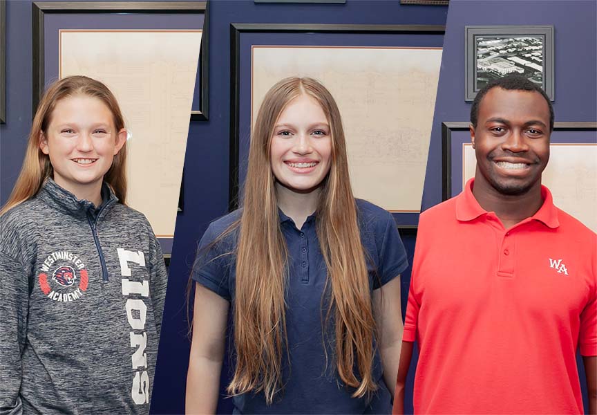 Westminster Academy 2022 Pinnacle Award Winners